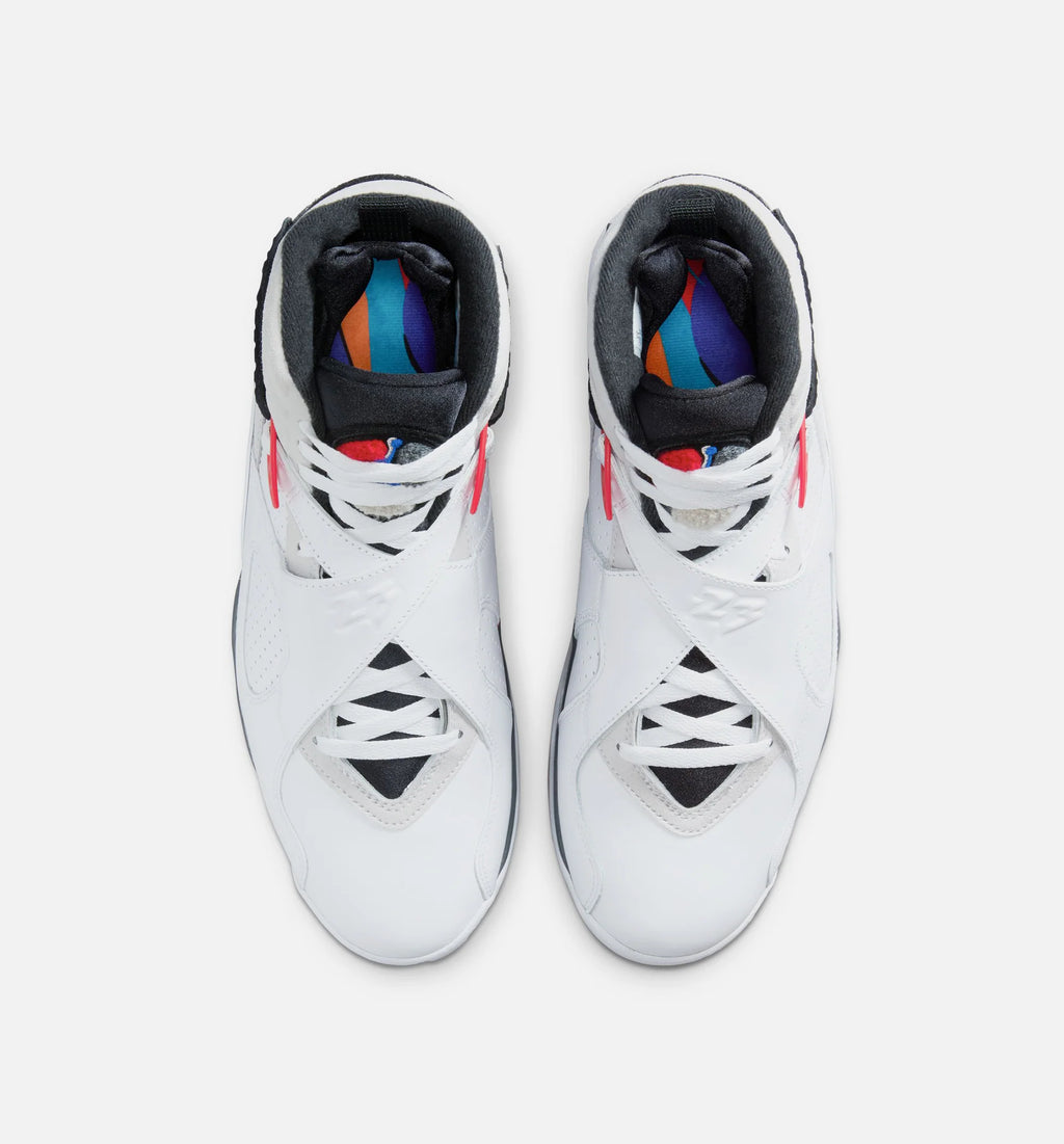 Air Jordan 8 Retro White And True Red Mens Lifestyle Shoe White Black True Red