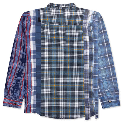 7 Cuts Flannel Shirt Assorted