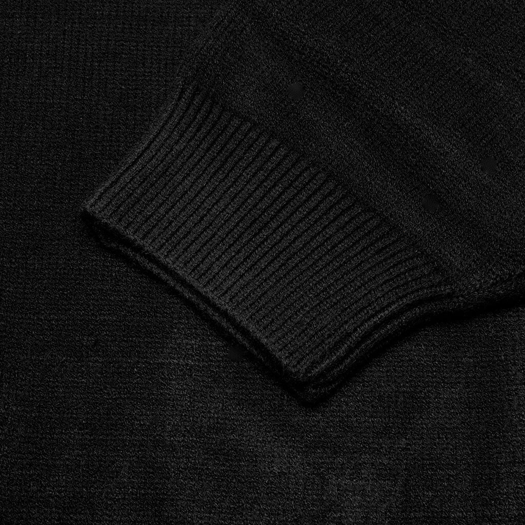 Essentials Knit Polo Jet Black