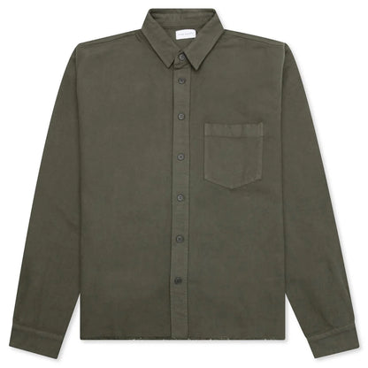 Hemi Oversized Shirt Solid Olive