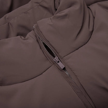 Nylon Puffer Jacket Plum
