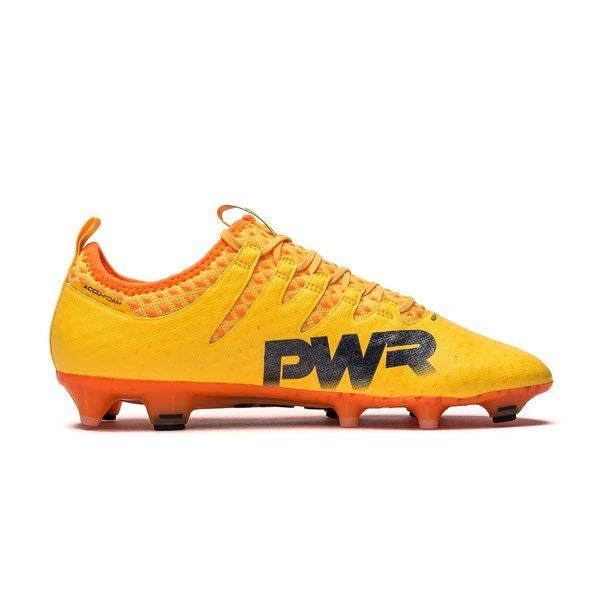PUMA Evopower Vigor 1 FG Firm Ground Soccer Cleats Ultra Yellow Peacoat