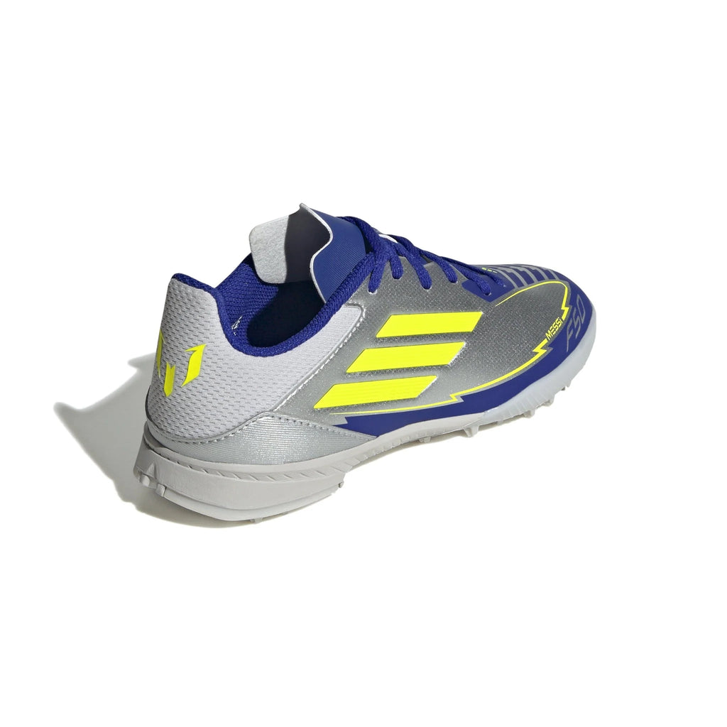 adidas F50 League Messi Turf Boots Junior Silver