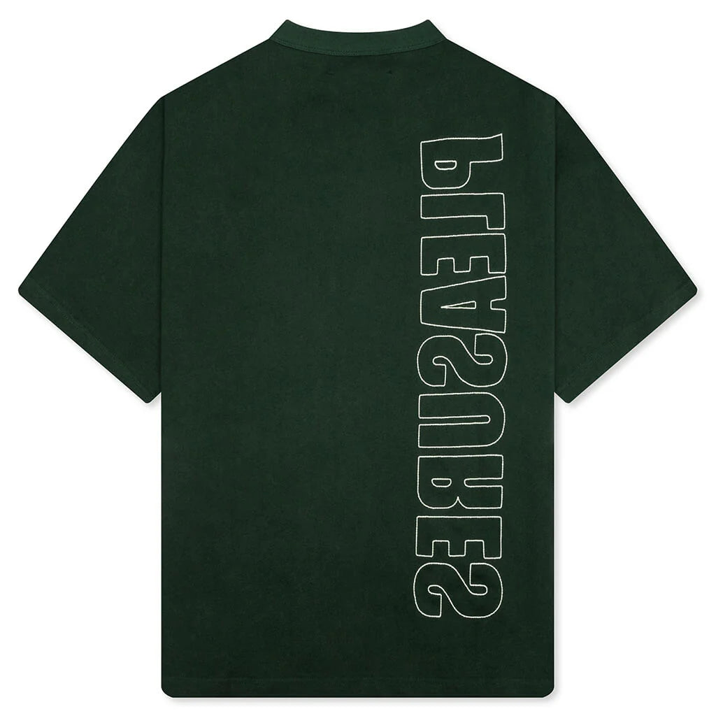 Outline Heavyweight T Shirt Forest Green