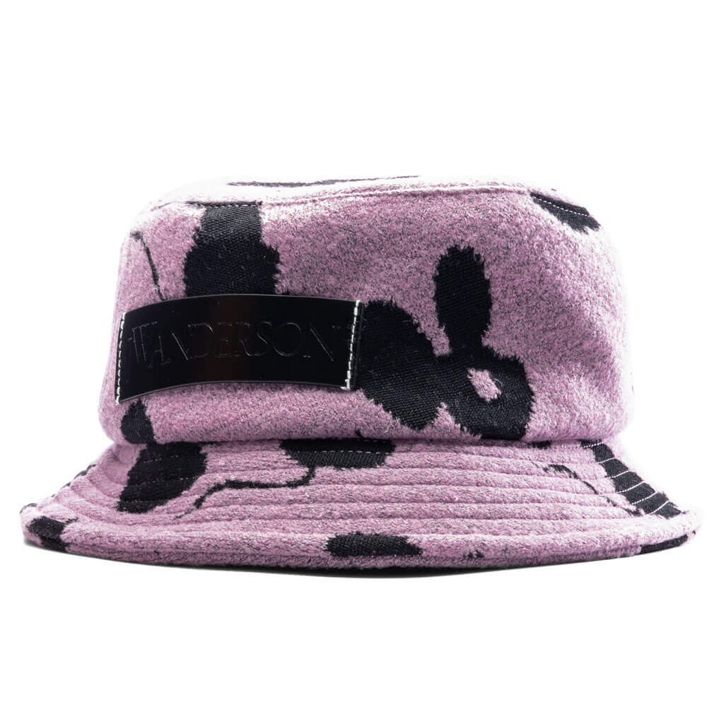 Bucket Hat Lilac Black