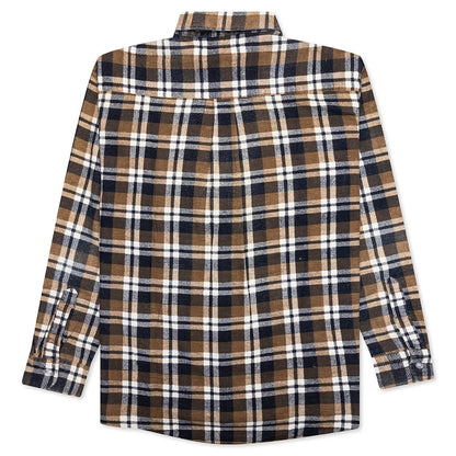 Ribbon Flannel Shirt Assorted