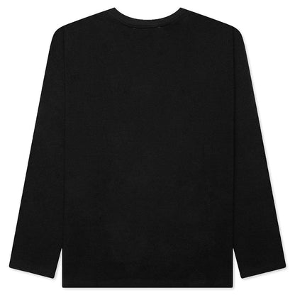 Oversized Logo L S T Shirt Black