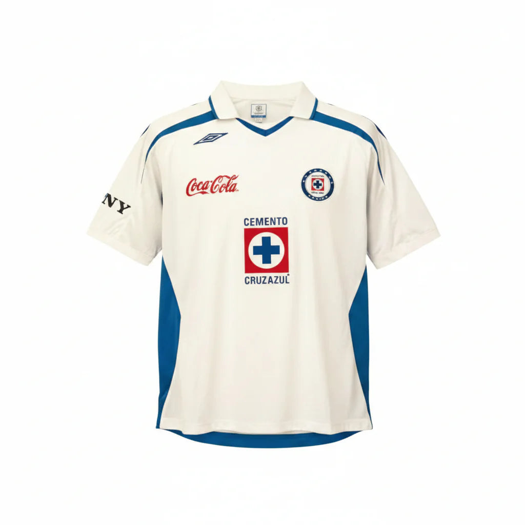Umbro Cruz Azul Away Youth Away Jersey 2008 2009 White