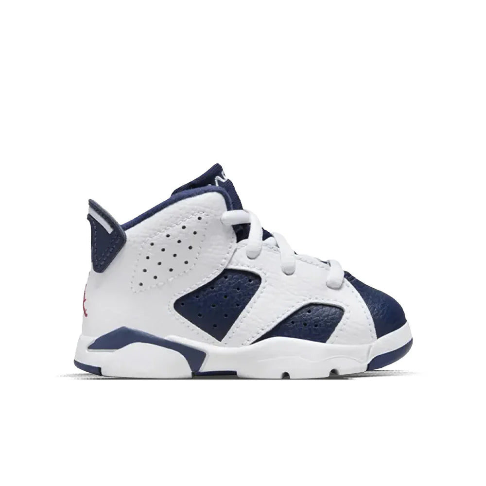 Air Jordan 6 Retro TD Olympic White Varsity Red Midnight Navy