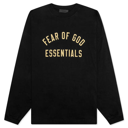 Jersey L S Tee Black