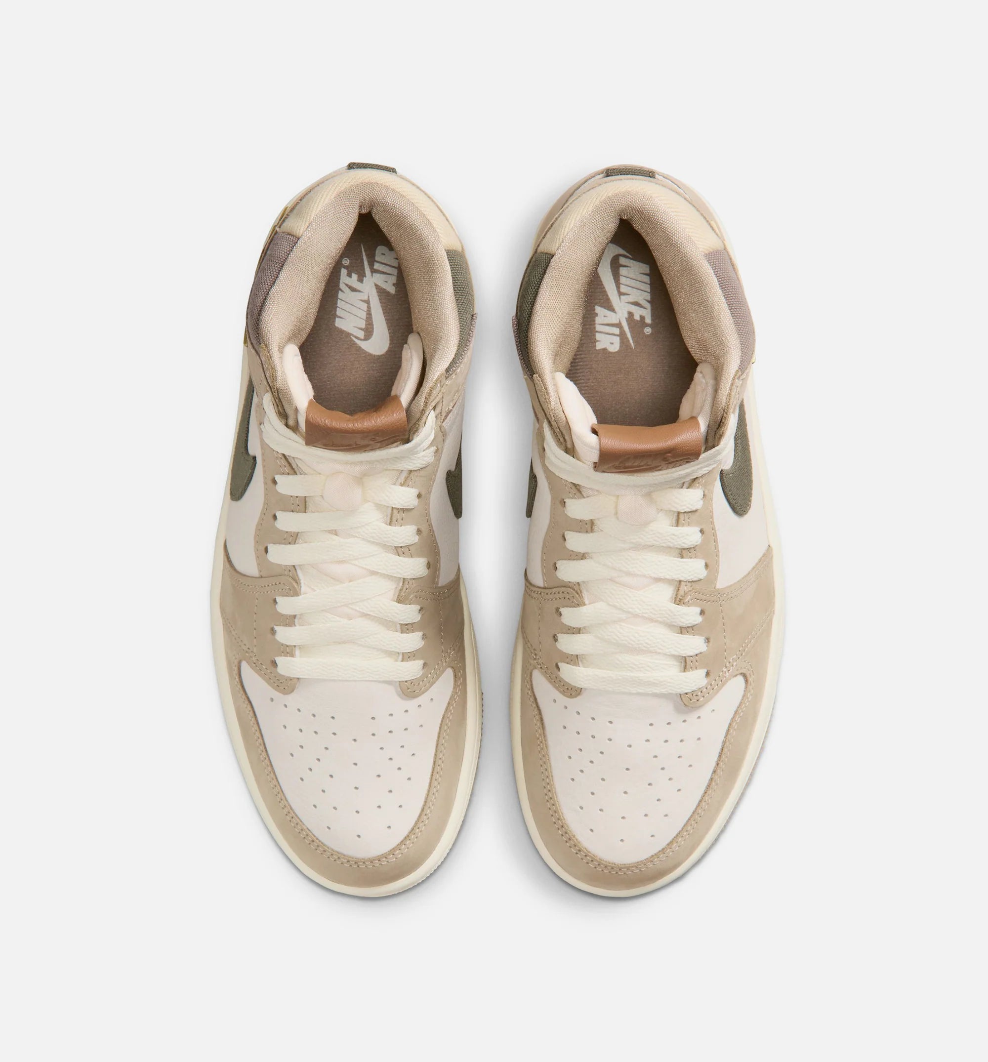 Air Jordan 1 Retro High OG Khaki Womens Lifestyle Shoe Khaki Multicolor Sail Cargo Khaki Free Shipping