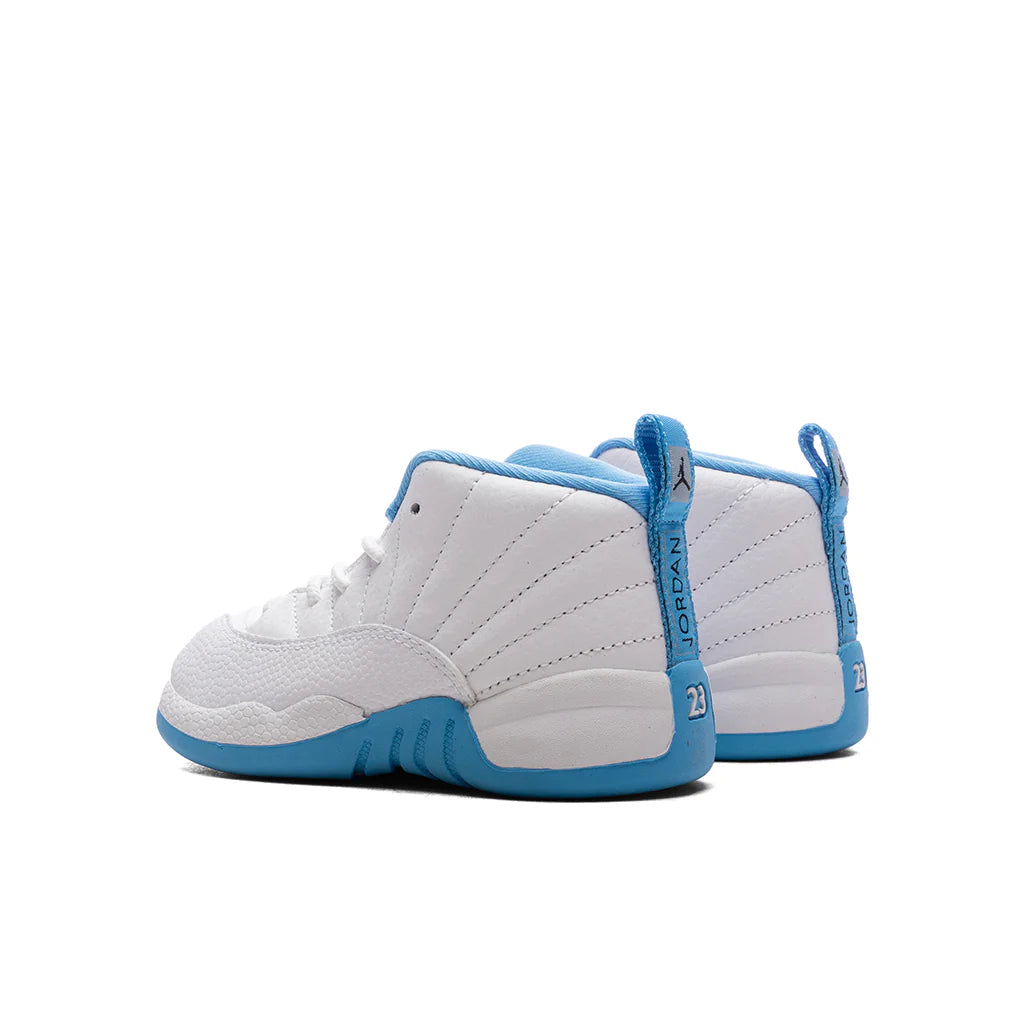 Air Jordan 12 Retro Melo TD White University Blue Metallic Silver