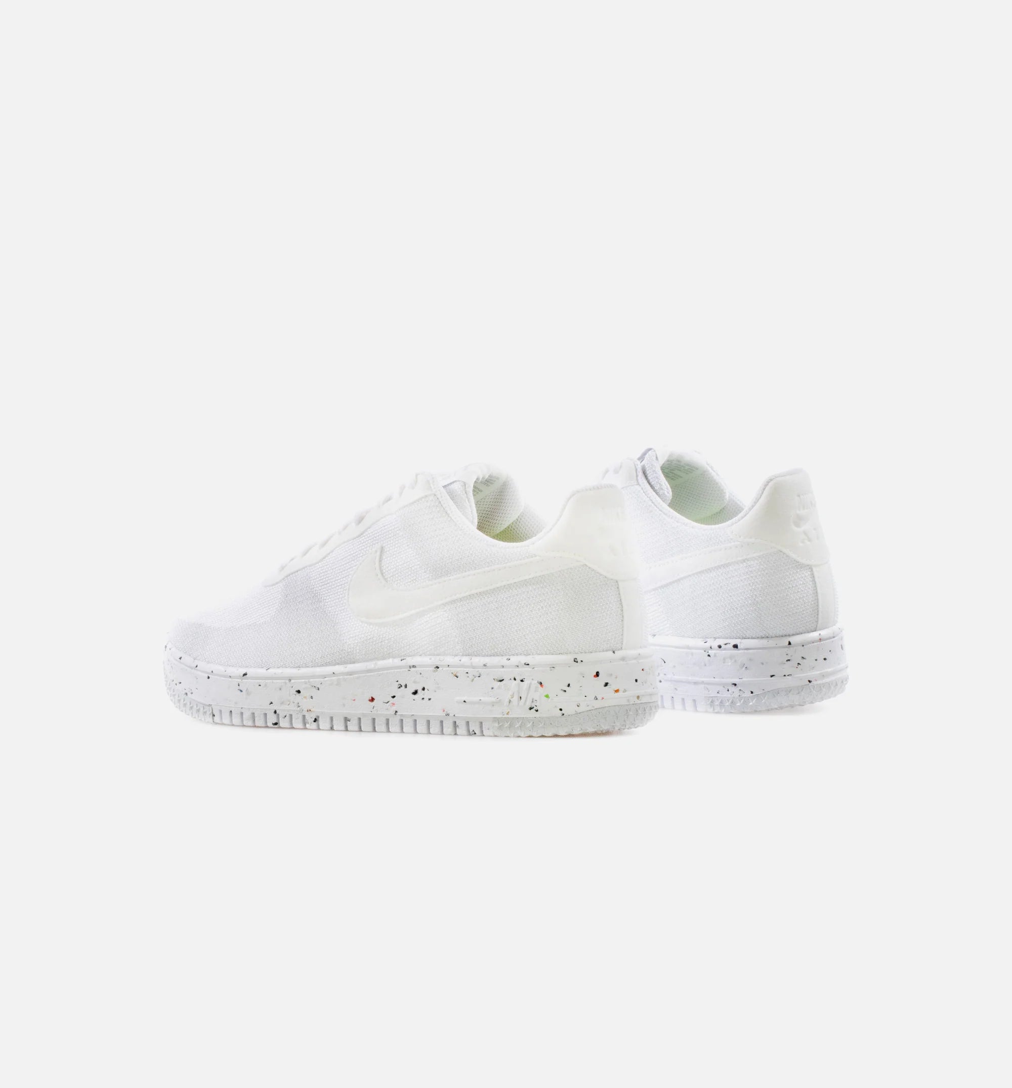Air Force 1 Crater FlyKnit Mens Lifestyle Shoe White Sail Wolf Grey White