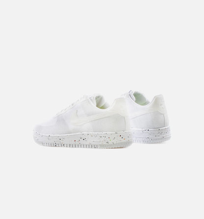 Air Force 1 Crater FlyKnit Mens Lifestyle Shoe White Sail Wolf Grey White