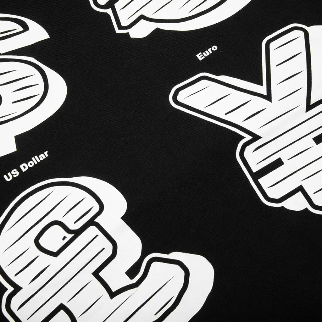 Currency S S Tee Black
