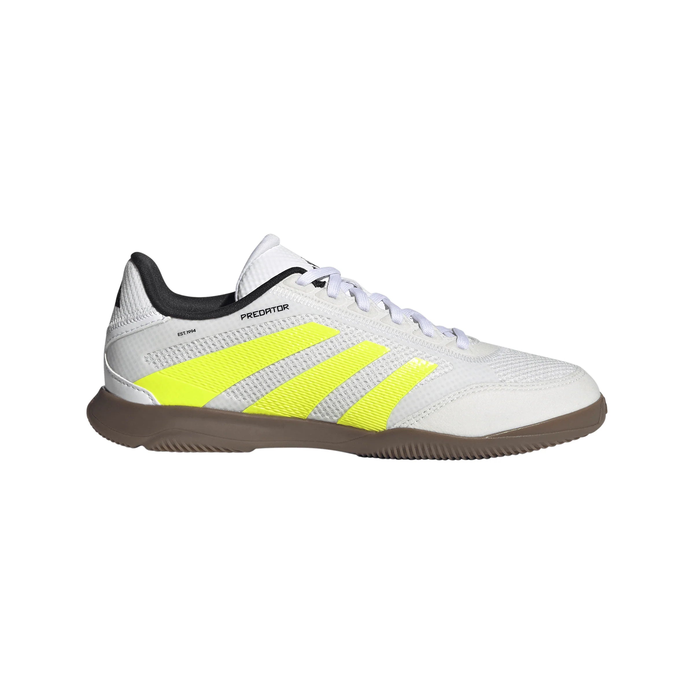 adidas Predator League Youth Indoor Shoes White Lemon