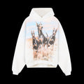 Represent Western Dobermans Hoodie Flat White