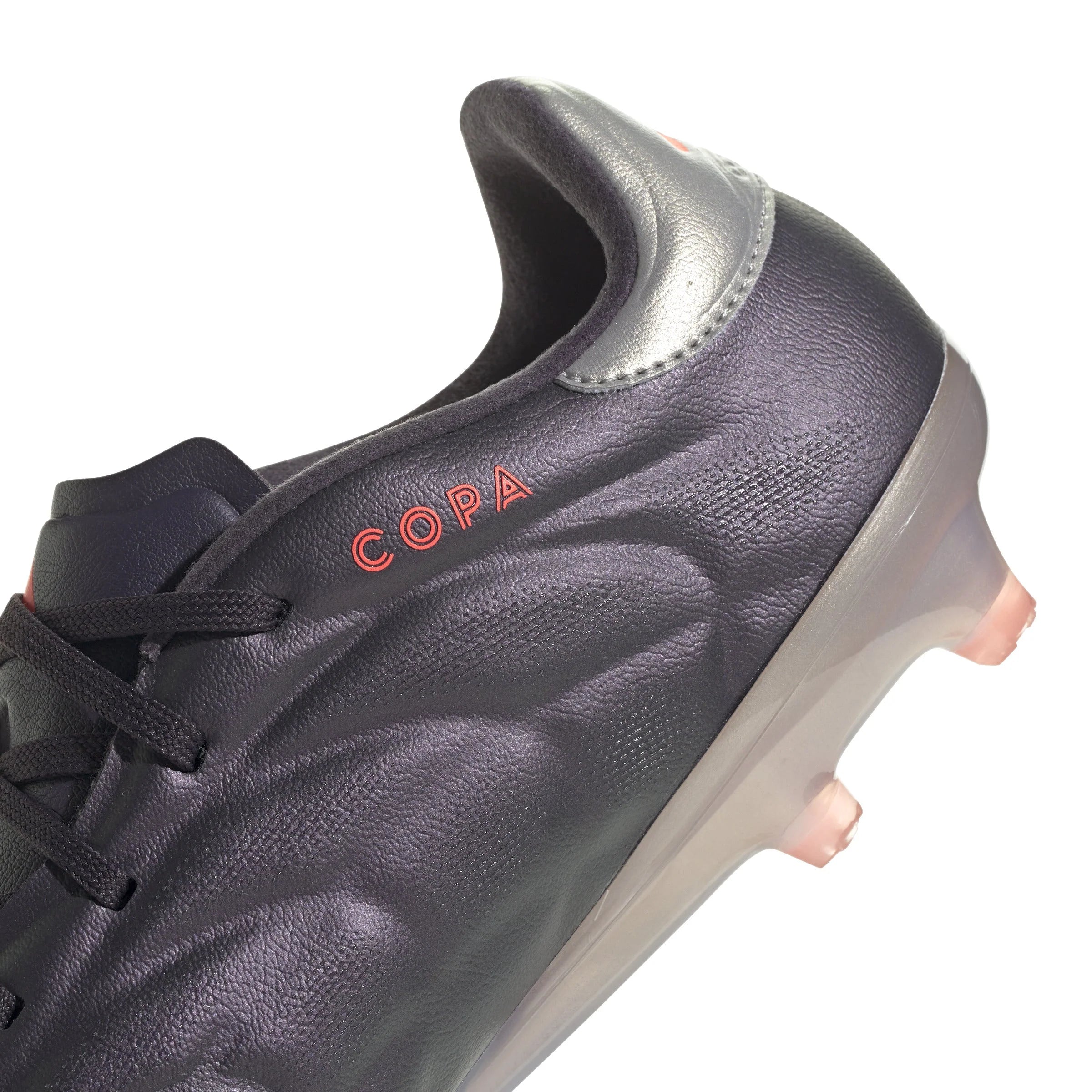 adidas Copa Pure 2 Elite Firm Ground Soccer Cleats Black Platin Metallic Turbo