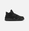 Air Jordan 4 Retro Black Cat Preschool Lifestyle Shoe Black Black Light Graphite