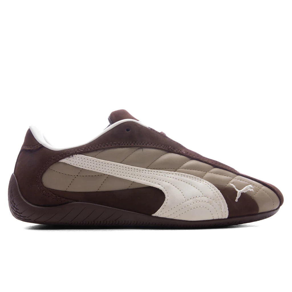 Speedcat Plus Quilted Espresso Brown Warm White
