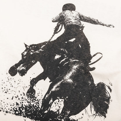 Mustang T Shirt Bone