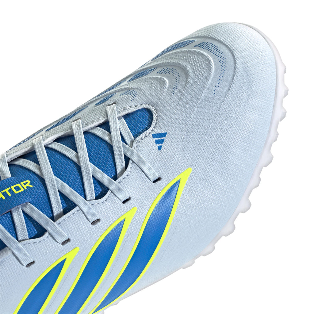 adidas Predator Club TF Turf Mens Soccer Cleats Sky Blue Yellow