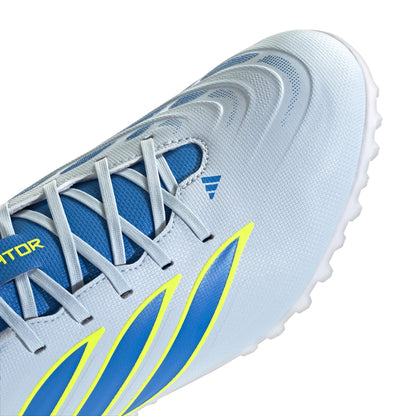 adidas Predator Club TF Turf Mens Soccer Cleats Sky Blue Yellow
