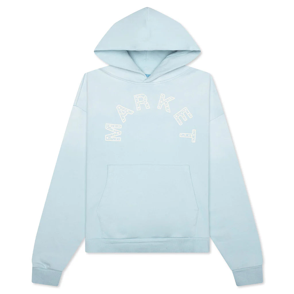 Starry Arc Hoodie Ice Blue