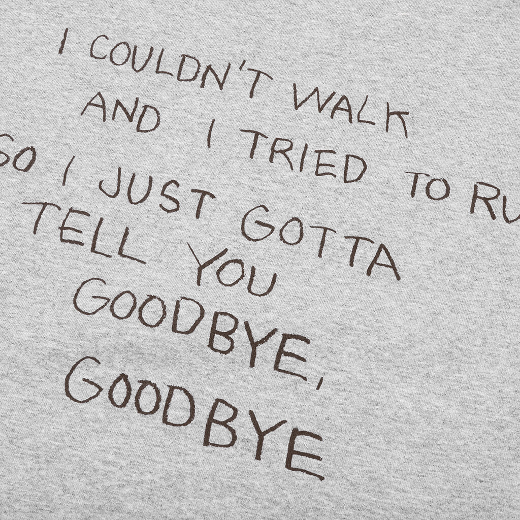 Goodbye Goodbye Tee Heather