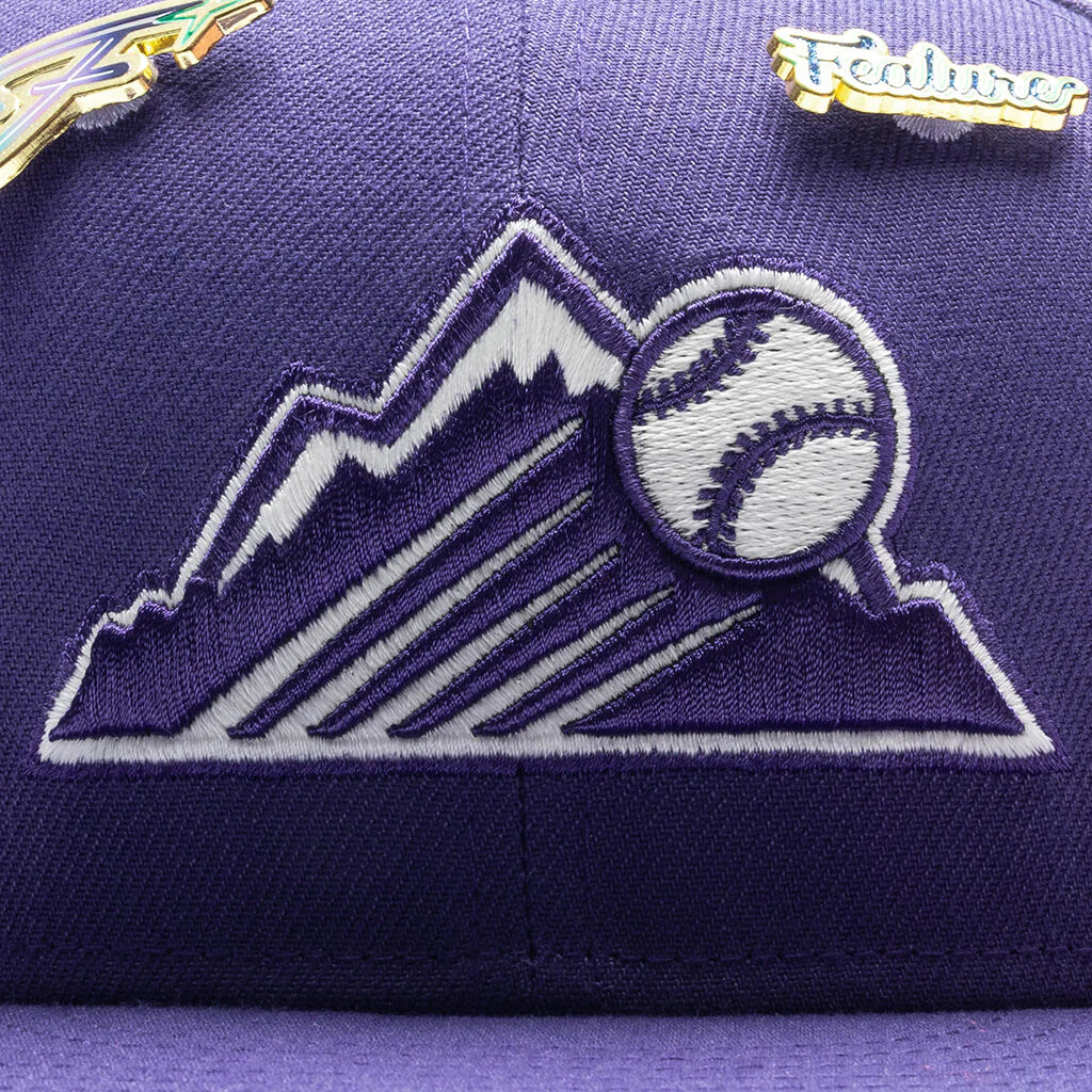 Feature x New Era Northern Lights 59FIFTY Fitted Colorado Rockies