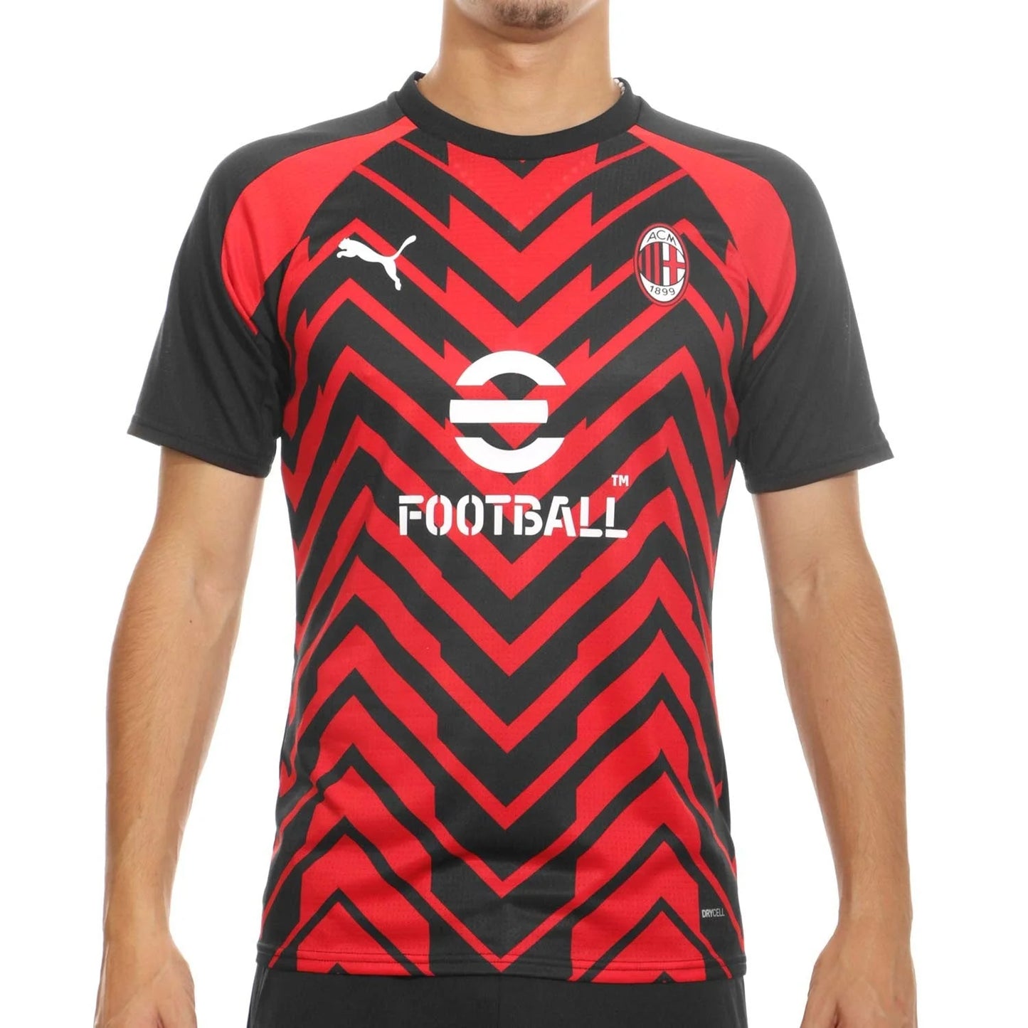 PUMA AC Milan Prematch Short Sleeve Jersey