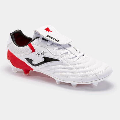 Joma Aguila Cup 2302 FG Firm Ground Soccer Cleats White Red