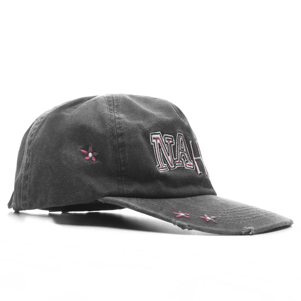 Flower Groms Dad Cap Black