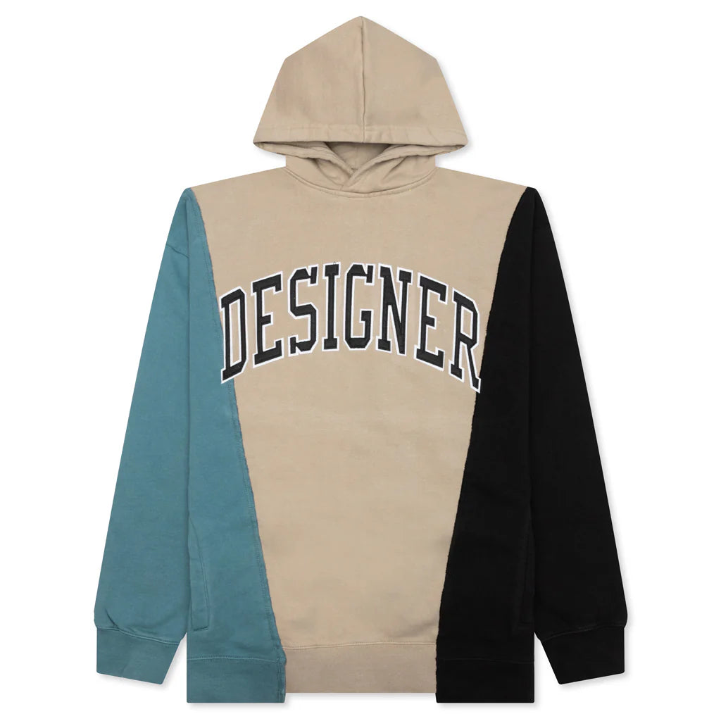 Designer Panel Hoodie Wave