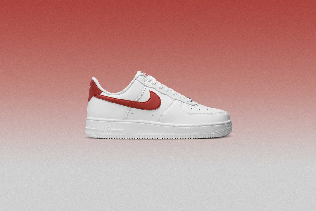 Womens Air Force 1 07 White Rugged Orange