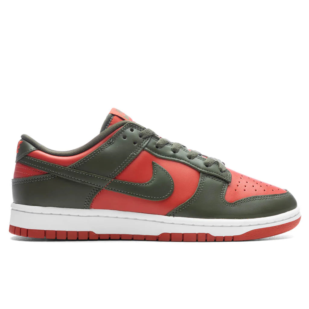 Dunk Low Retro Mystic Red Cargo Khaki White