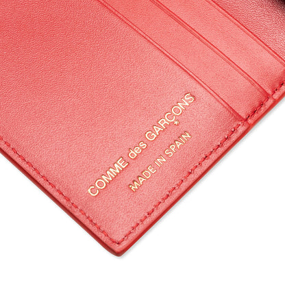 Comme des Garcons Polka Dots Wallet Red