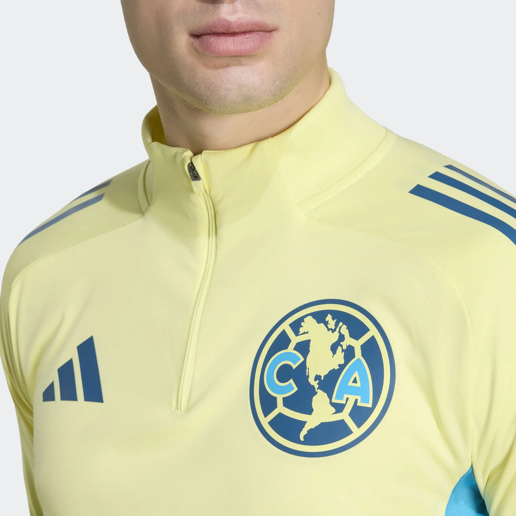 adidas Club America 25 26 Tiro25 Competition Mens Soccer Training Top Yellow Blue