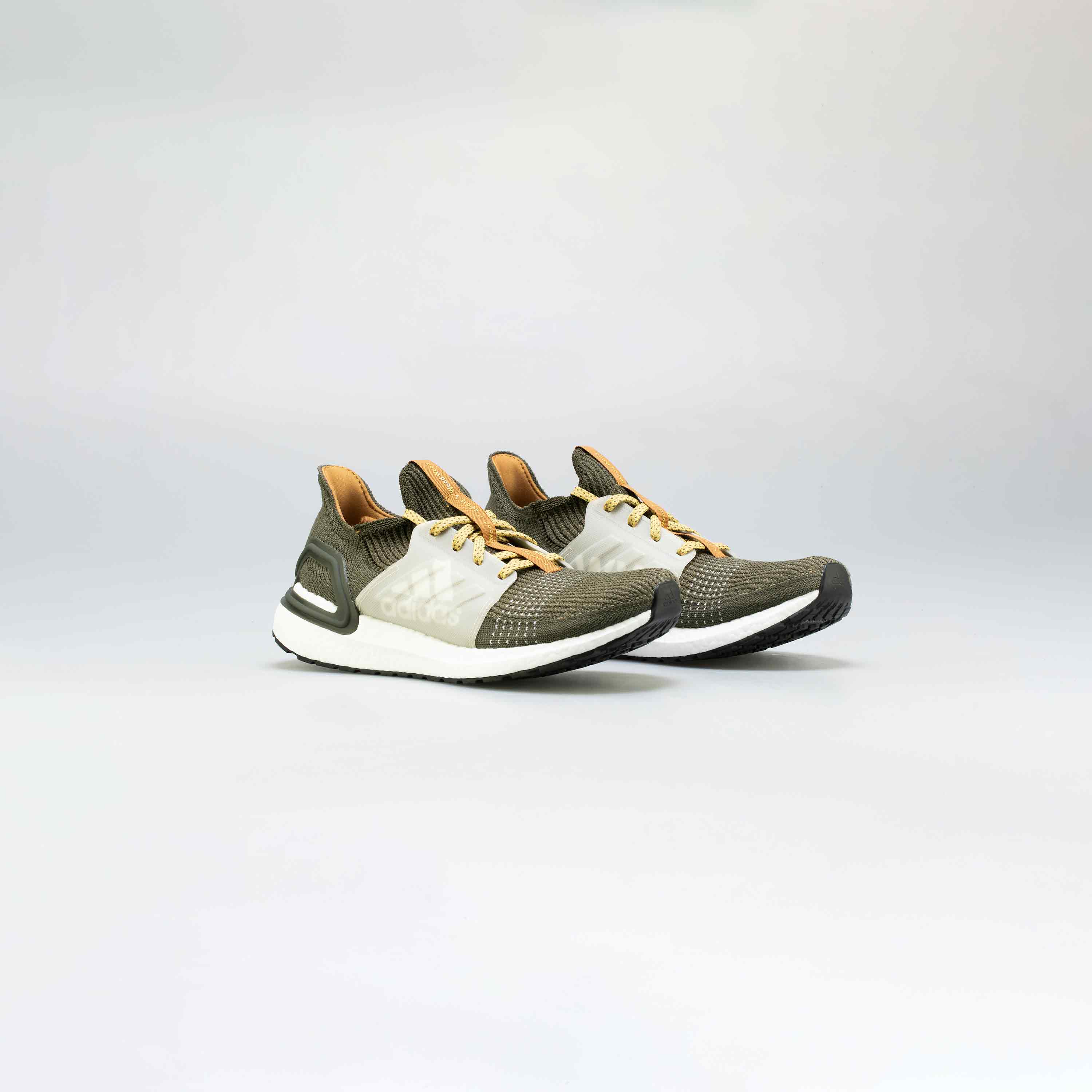 Wood Wood X adidas Ultraboost 2019 Mens Running Shoe Green White
