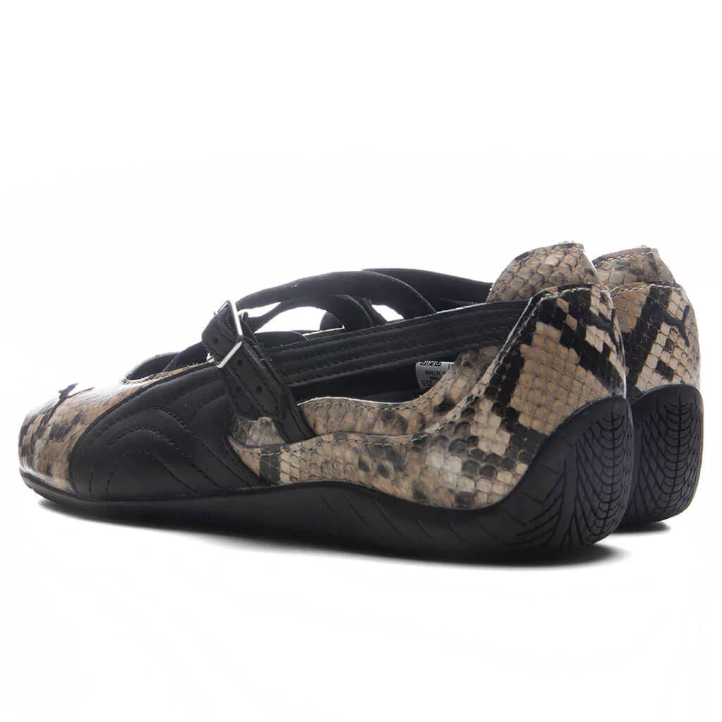 Womens Speedcat Ballet Snake Puma Black Vapor Gray