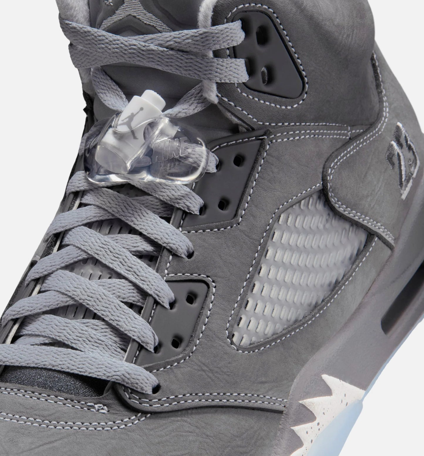 Air Jordan 5 Retro Wolf Grey Mens Lifestyle Shoe Light Graphite White Wolf Grey Limit One Per Customer