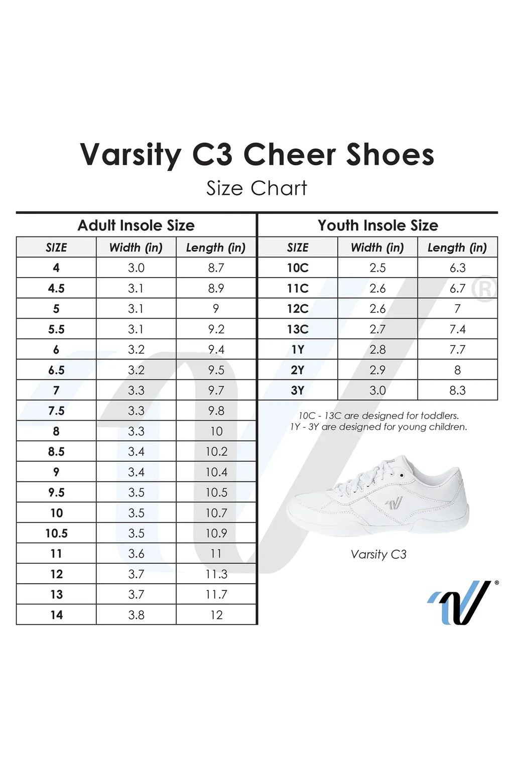 Varsity C3 Cheer Shoes