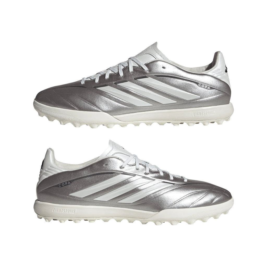 adidas Copa Pure IV League TF Turf Mens Soccer Cleats Metal Silver