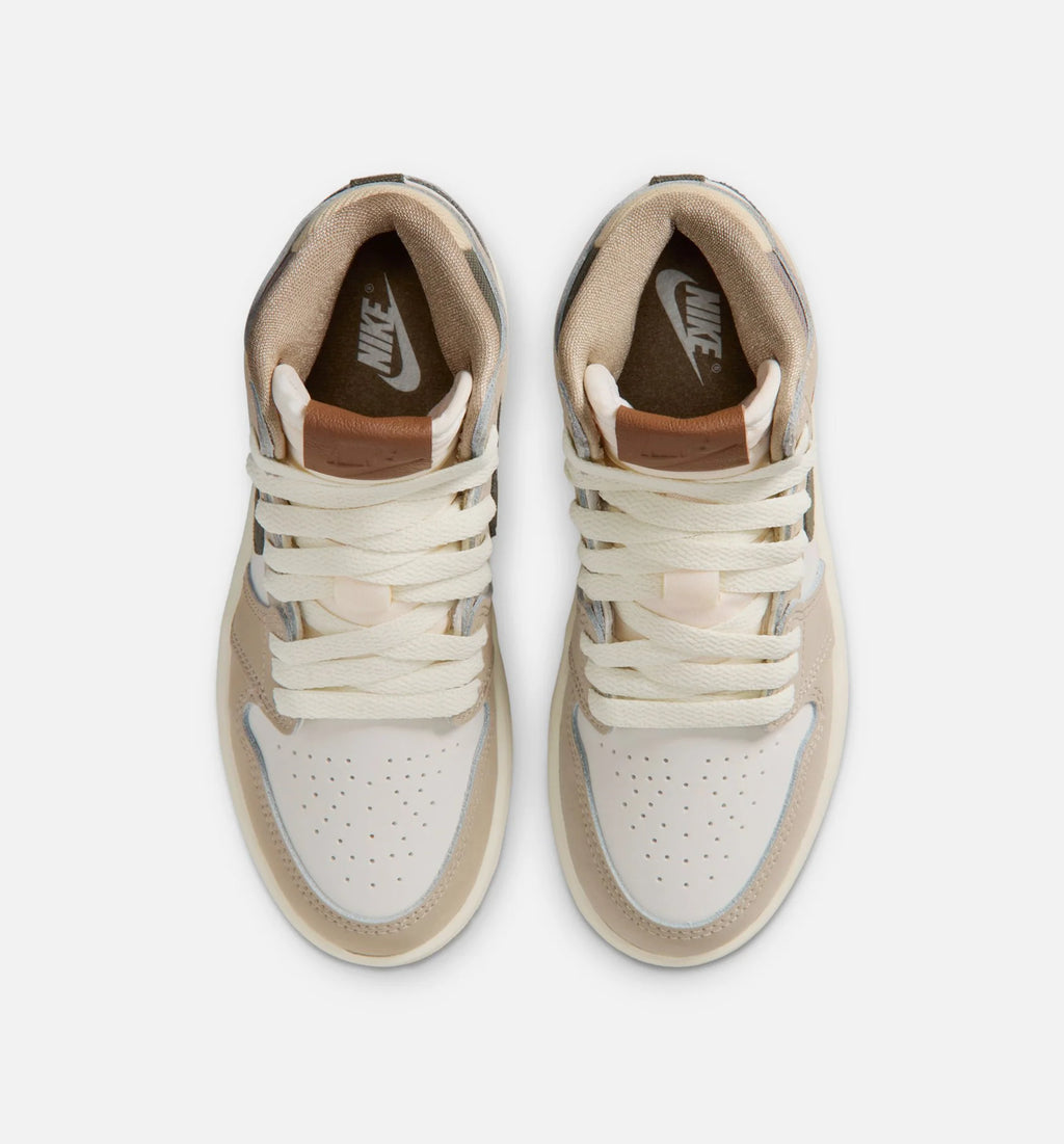 Air Jordan 1 Retro High OG Khaki Preschool Lifestyle Shoe Khaki Sail Coconut Milk Cargo Khaki Free Shipping