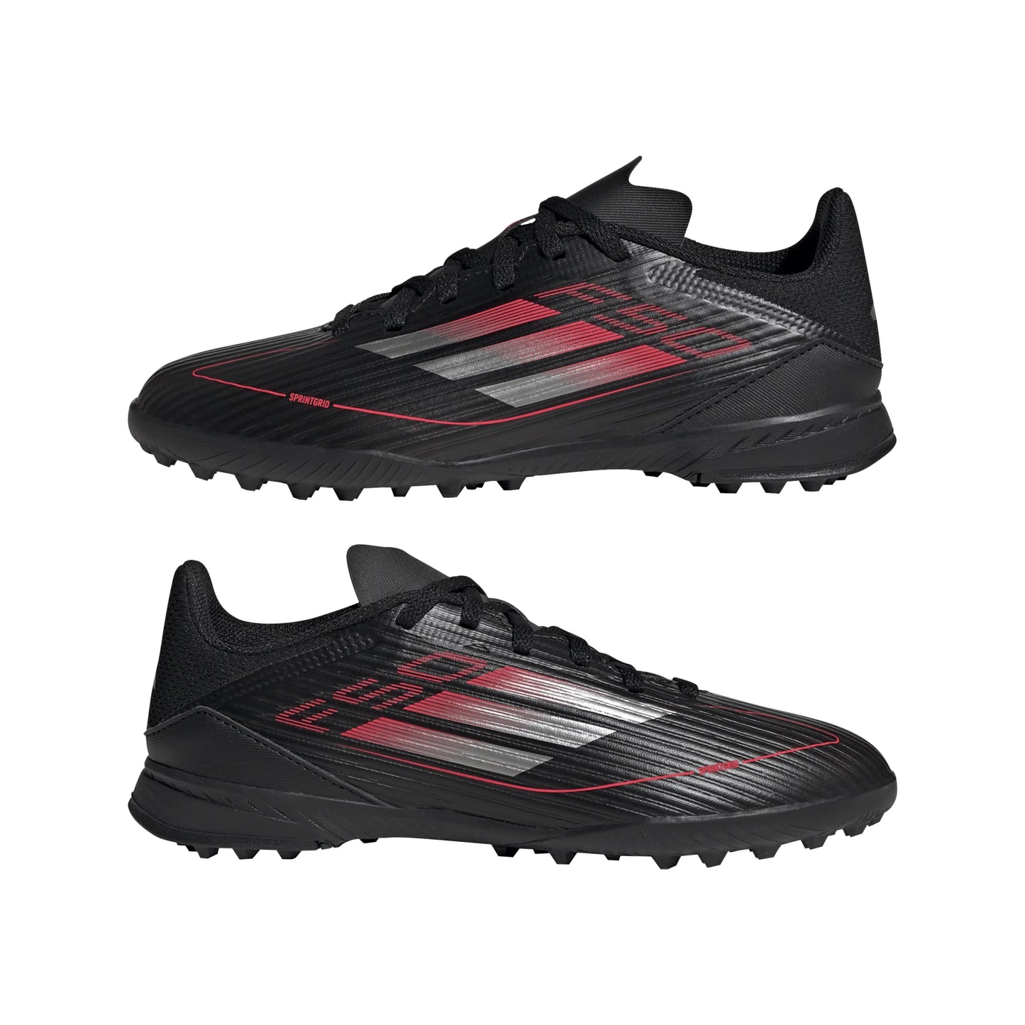 adidas F50 League Turf Kids Soccer Cleats Black Iron