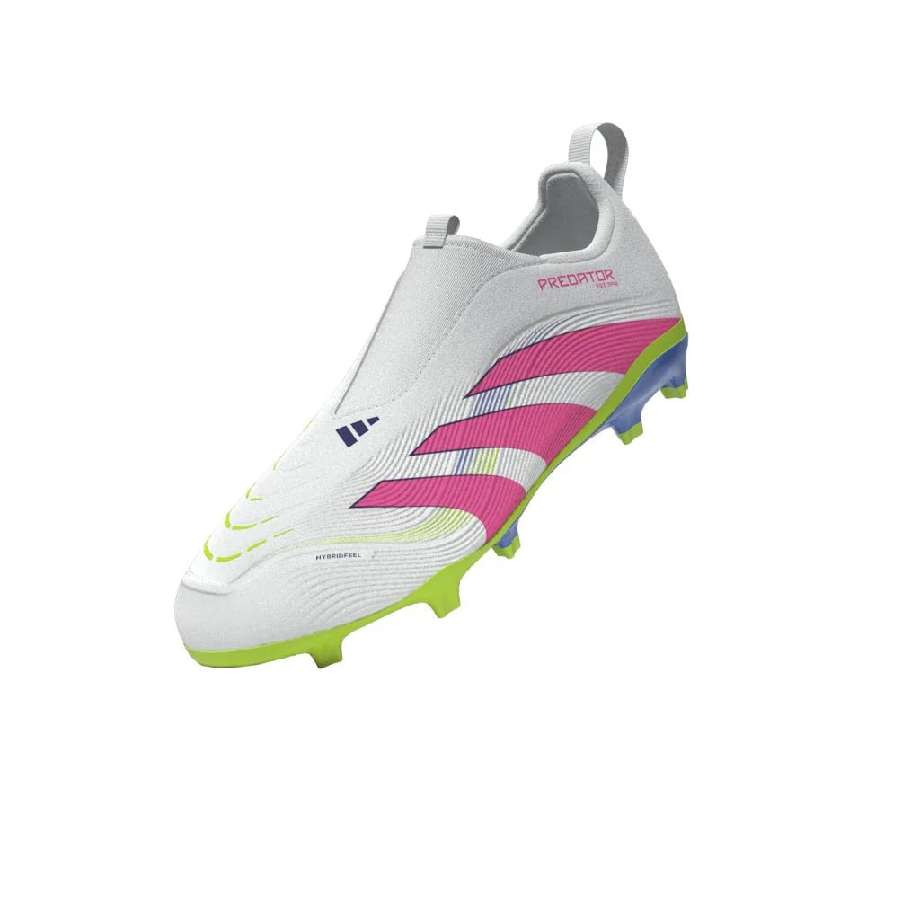 adidas Predator League Laceless Firm Multi Ground Boots Junior White Pink
