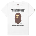 Kids Ape Head Tee White