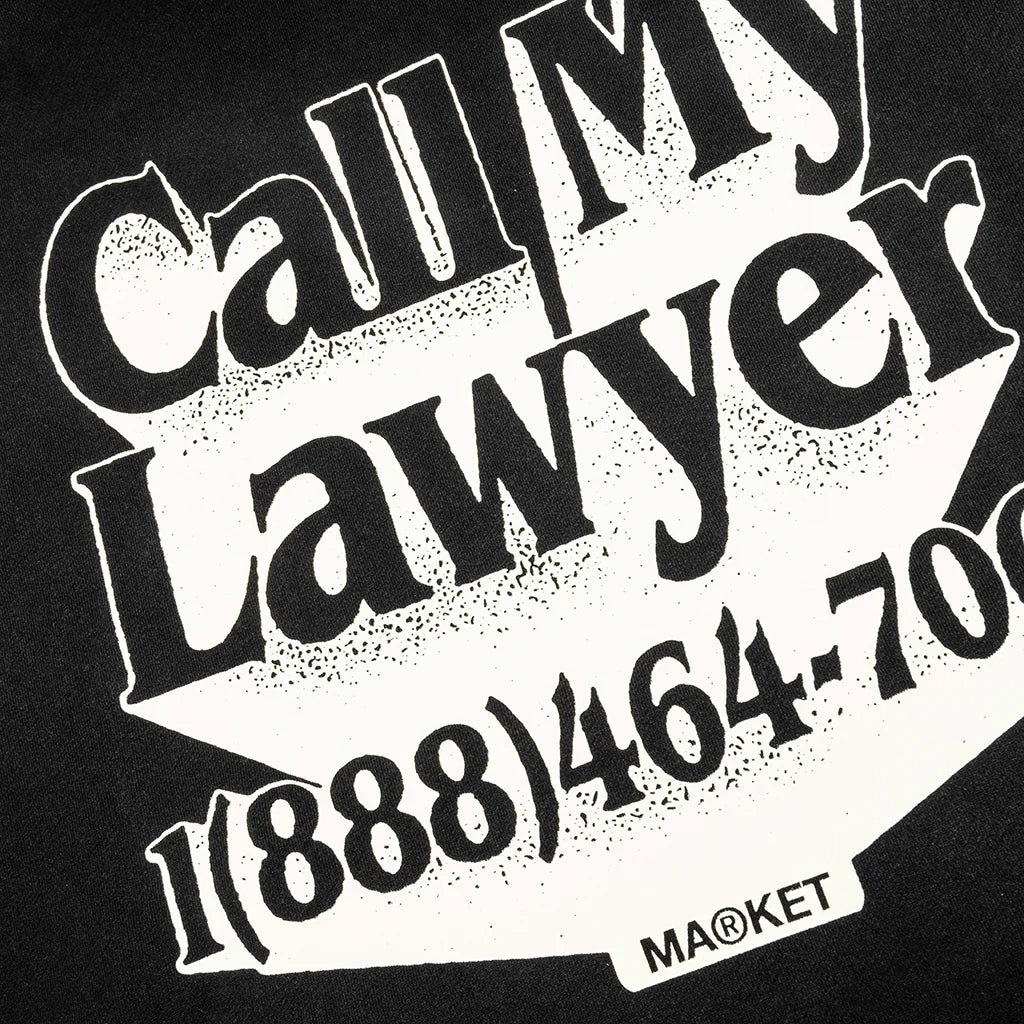 Call My Lawyer 3D Hoodie Jet Set Black