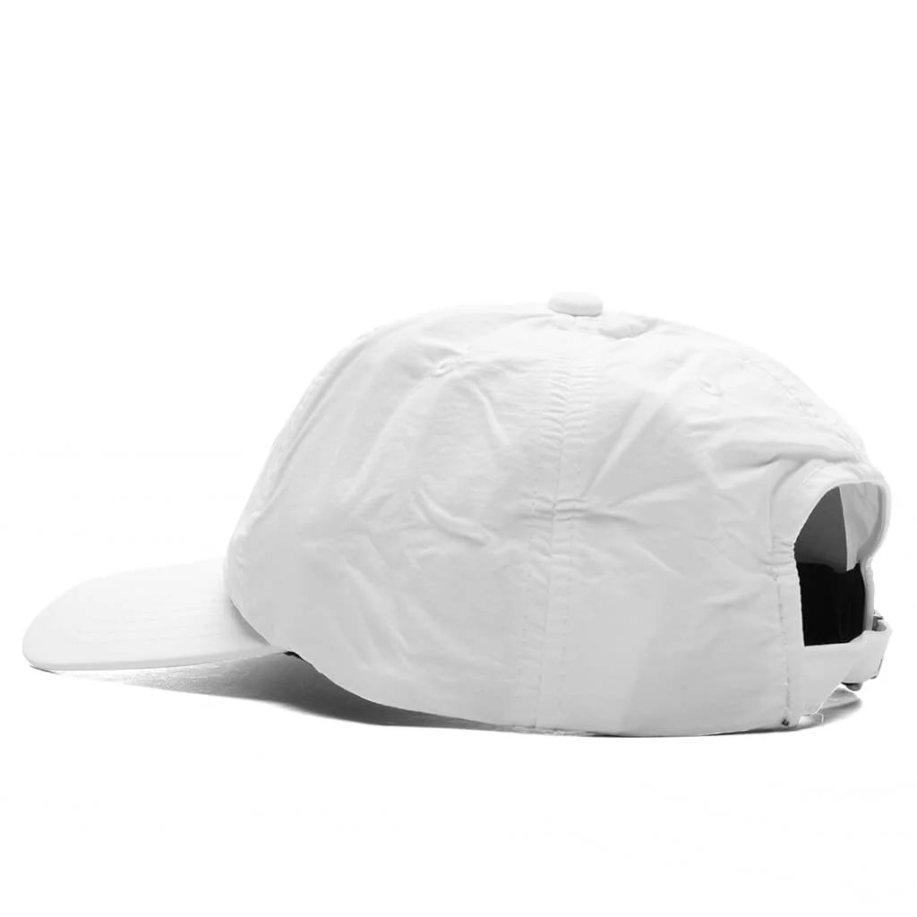 5 Panel Nylon Cap White