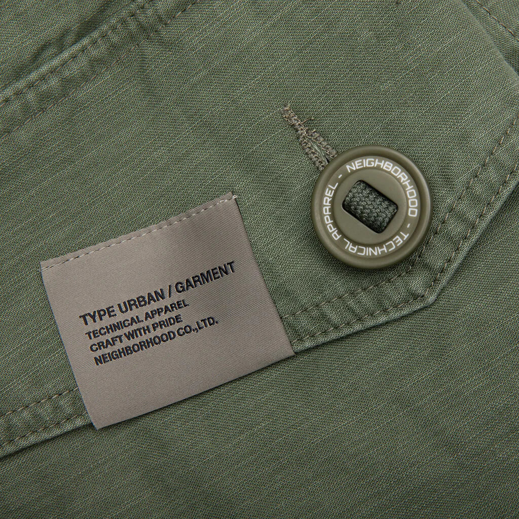 Wide Cargo Short Pants Olive Drab